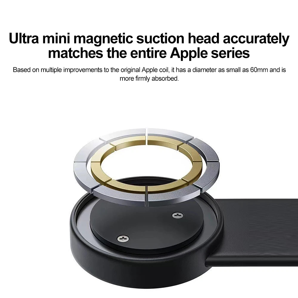 Foldable Magnetic Car Phone Mount for Dashboard Navigation - 10