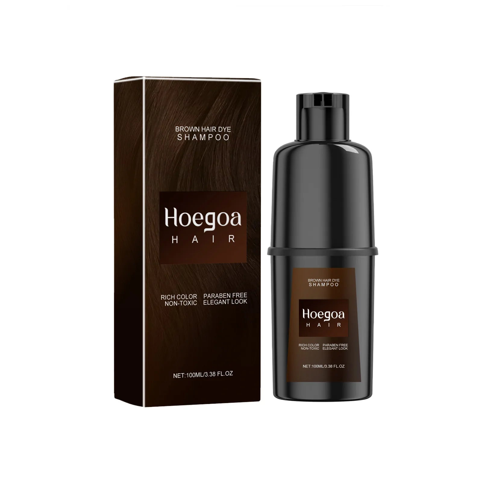 Instant Hair Color Dye Shampoo for Easy Grey Coverage - 16