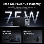 5000mAh Ultra-Slim Magnetic Wireless Power Bank for Smartphones
