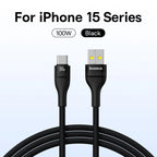 100W USB-C Fast Charging Data Cable for Smartphones and Tablets