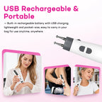 Electric Double-Head Meridian Massage Pen for Body Relaxation