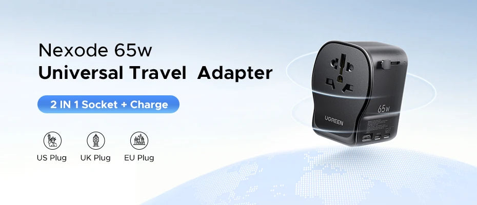 100W GaN 6-in-1 Fast Desktop Charging Station and Power Strip - 7