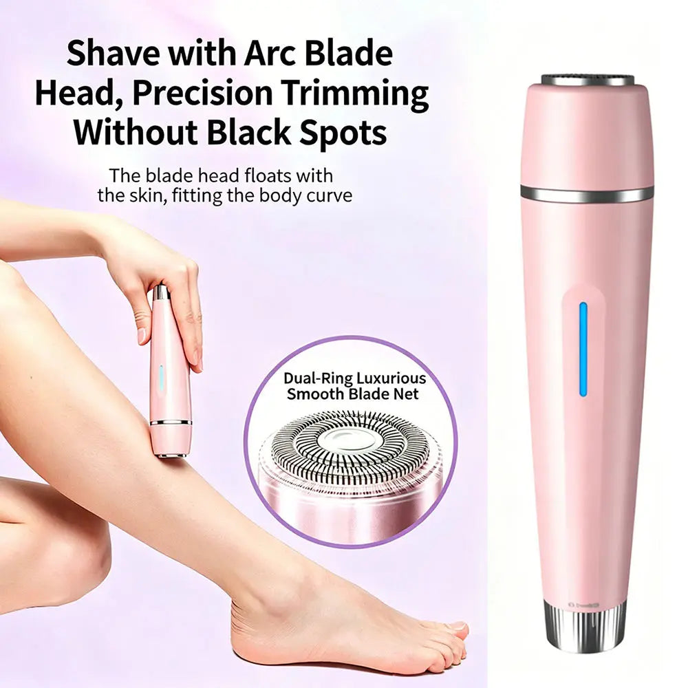 3-in-1 Electric Waterproof Women's Hair Shaver and Bikini Trimmer - 5