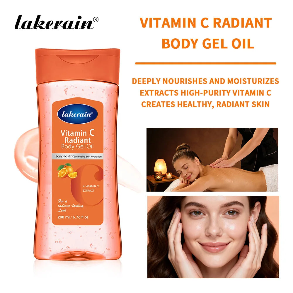 Radiant Nourishing Body Gel Oil for Dry Skin