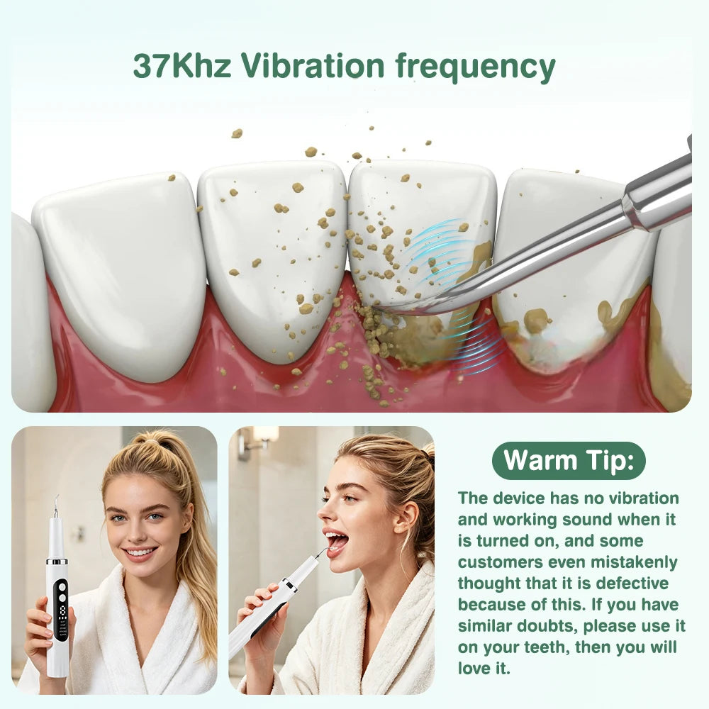 Electric Ultrasonic Teeth Tartar and Plaque Remover