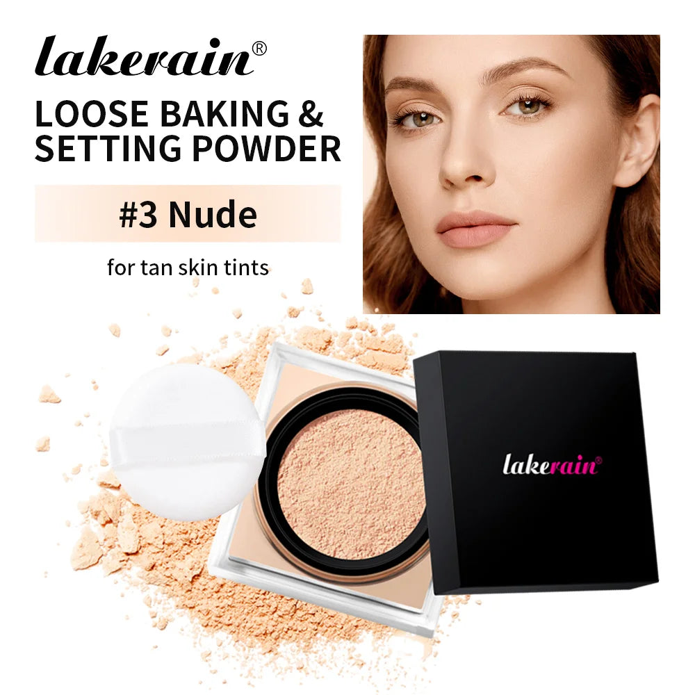 Matte Finish Oil-Control Loose Setting Powder