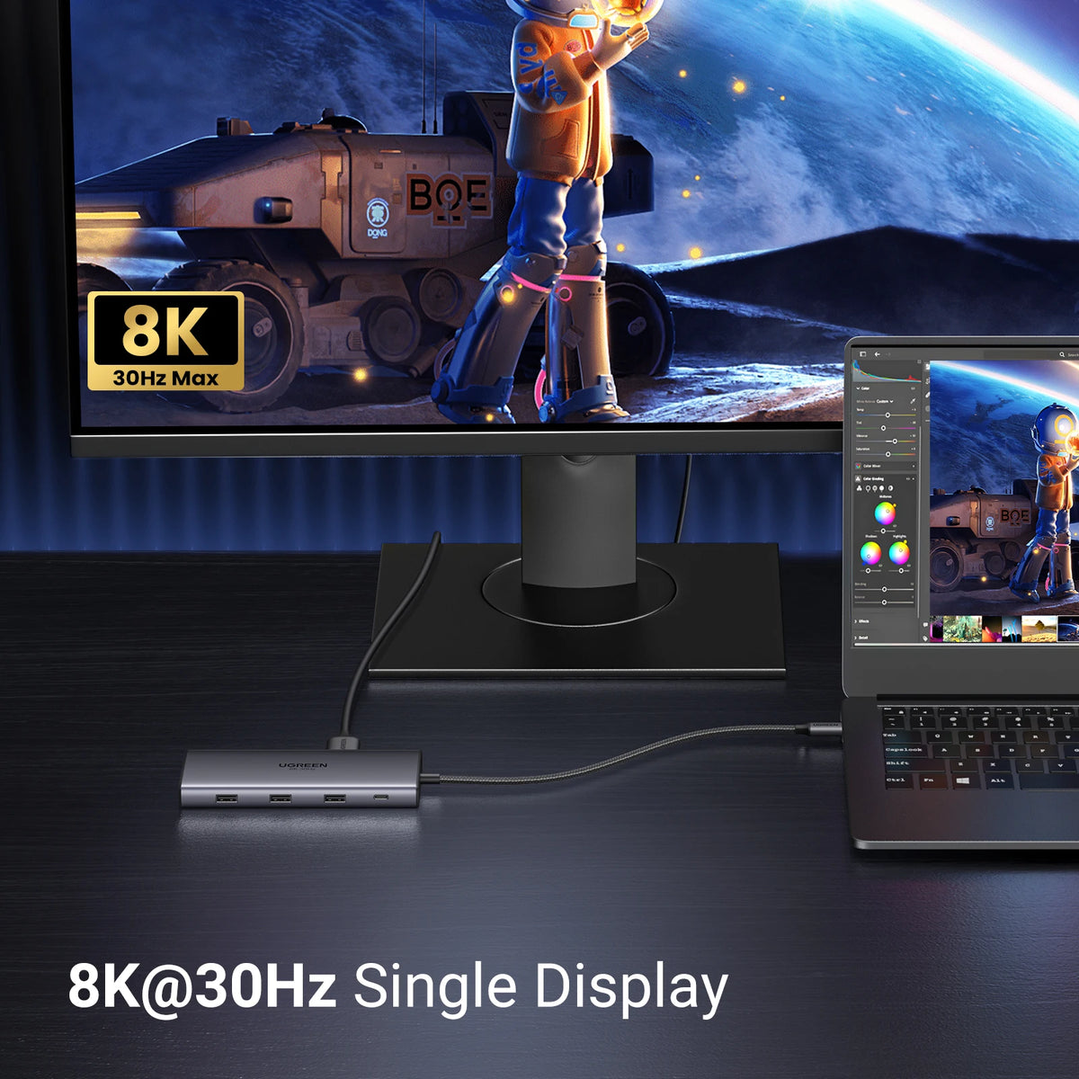 10-in-1 Dual HDMI USB-C Docking Station with 100W PD and 8K Support