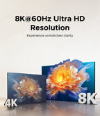 8K 60Hz HDMI 2.1 Switcher 3-in-1 Out with Remote Control