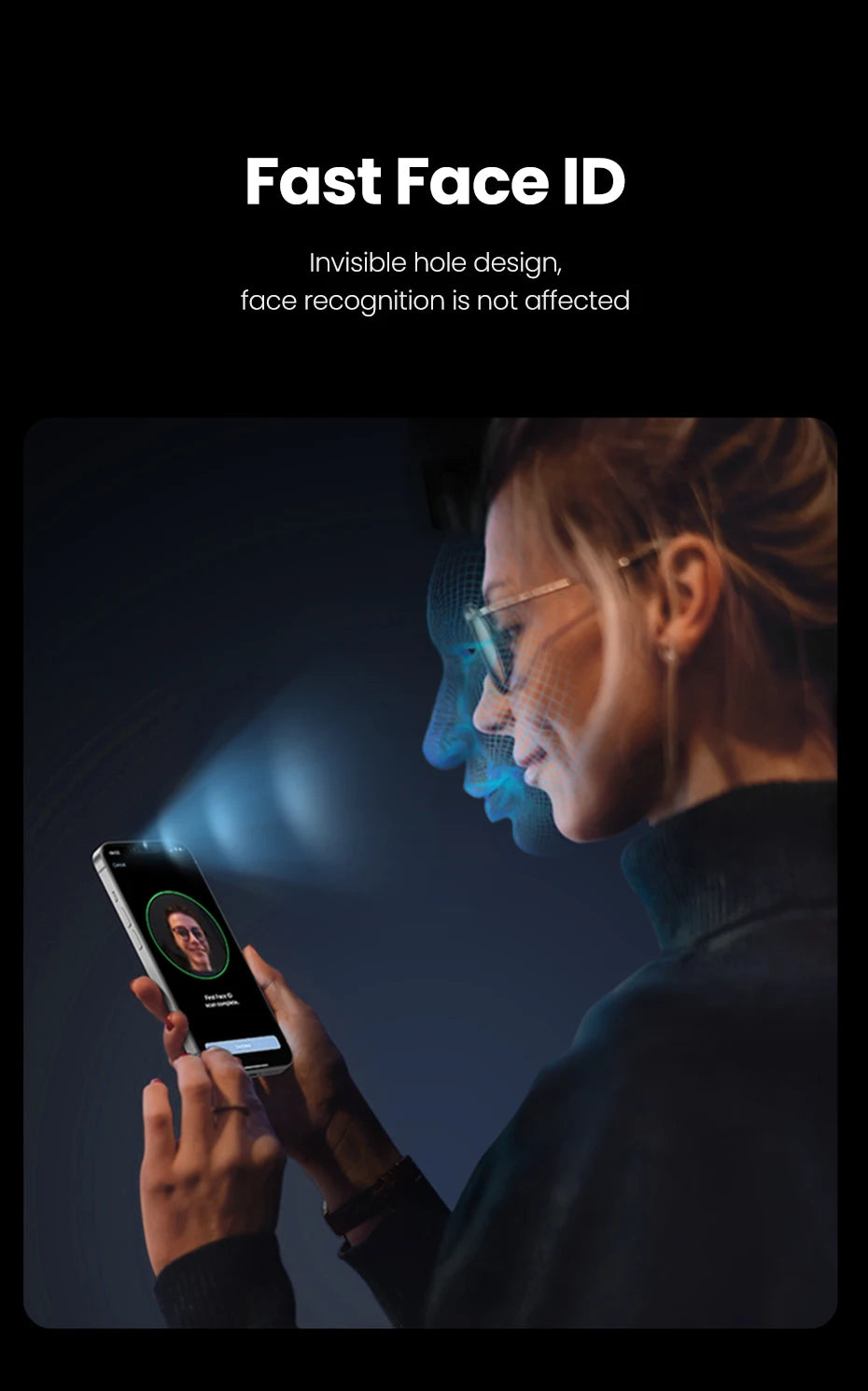Anti-Spy Privacy Tempered Glass Screen Protector for iPhone