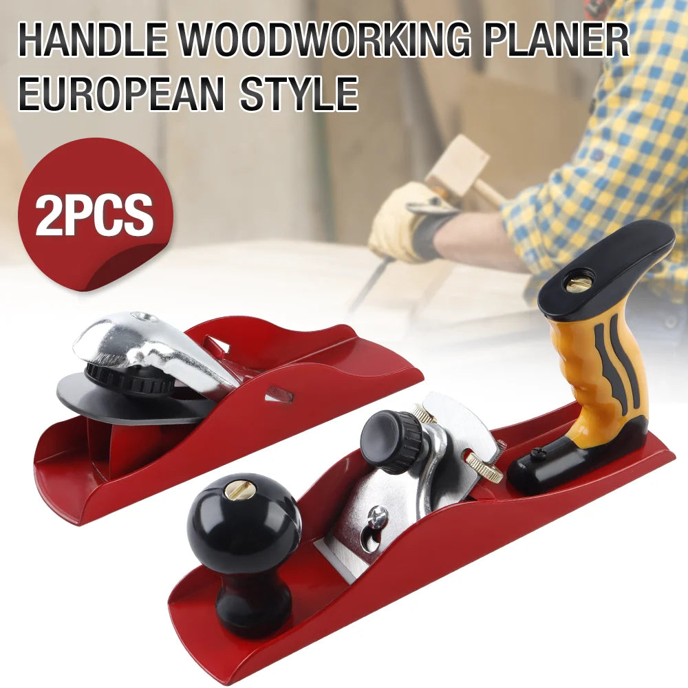 2-in-1 Woodworking Hand Planer and Trimming Tool Set - 1