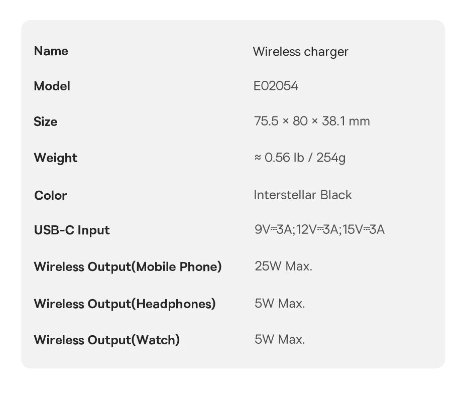 3-in-1 Foldable Magnetic Wireless Charging Station for Apple Devices