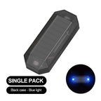 Solar Powered LED Simulated Car Anti Theft Strobe Warning Light