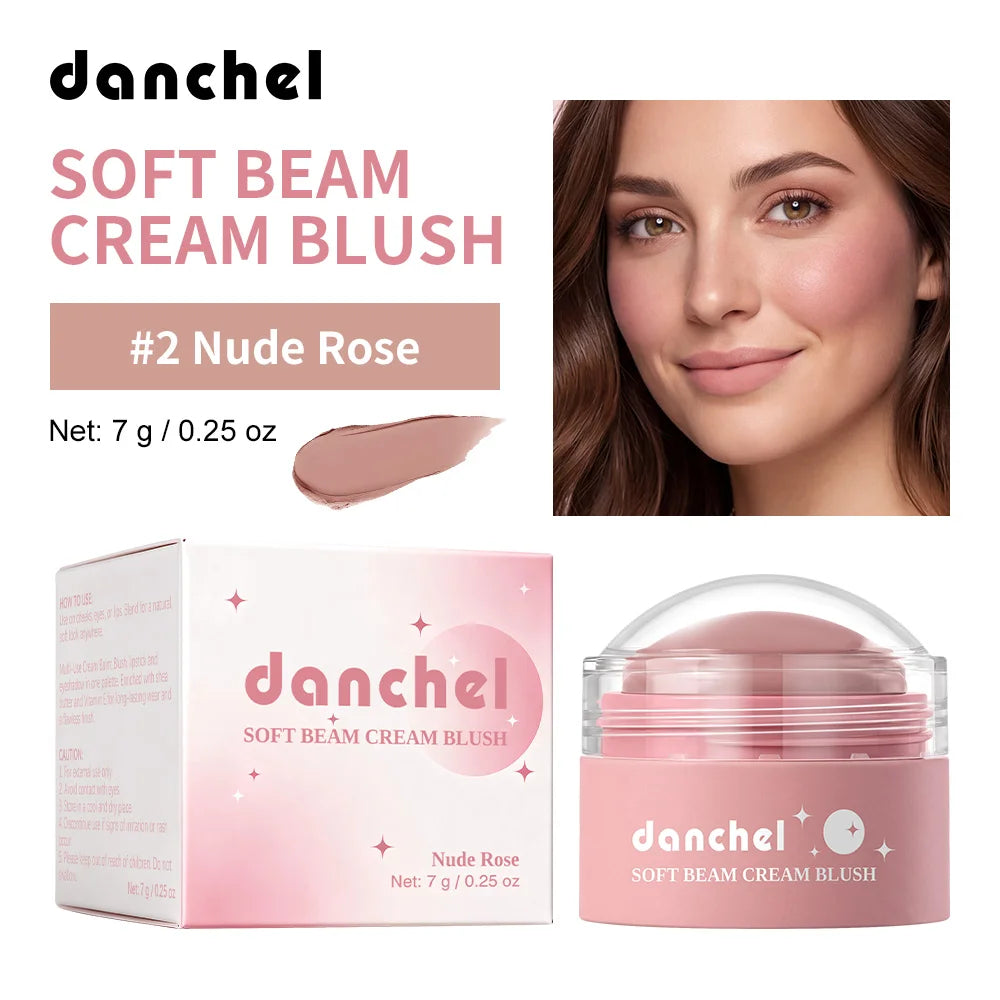 Soft Cream Blush for Cheeks, Lips, and Eyes