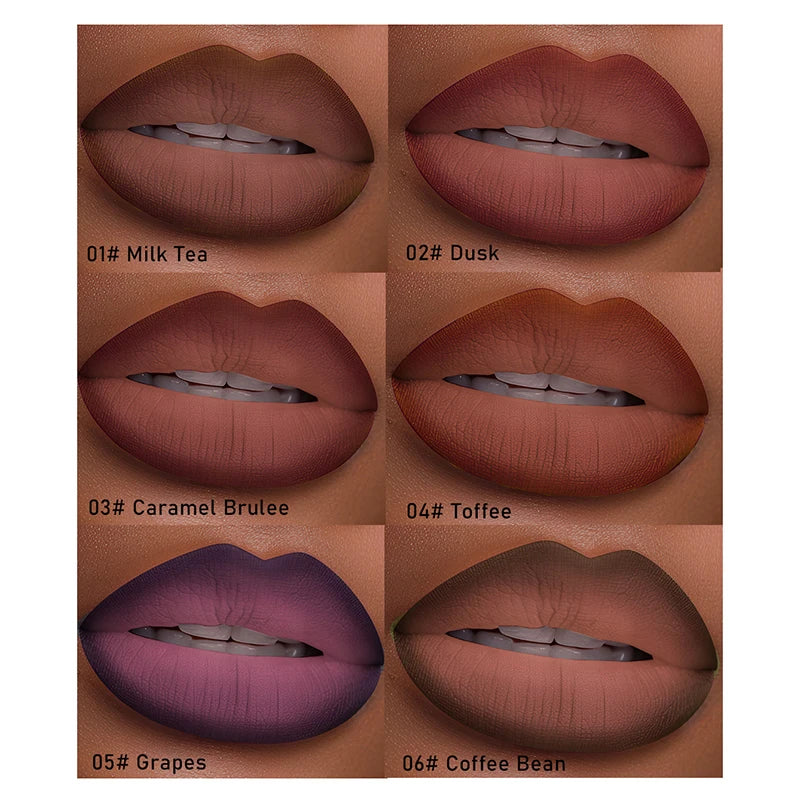 Matte Velvet Lip Liner Crayon for Long-Lasting Defined Lips - 4