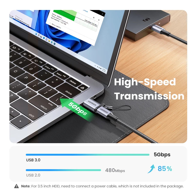 USB 3.0 to USB-C Female Adapter