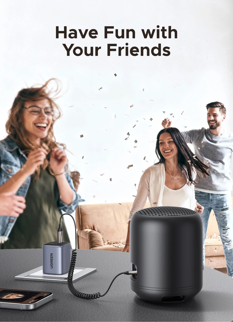 Bluetooth 5.0 Aux Receiver for Car and Home Audio