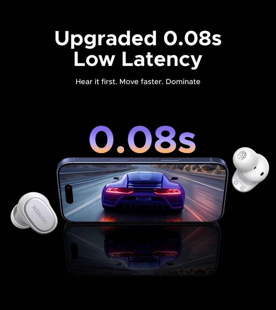 Wireless Bluetooth In-Ear Earbuds with 35H Playtime
