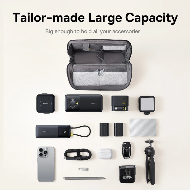Portable Digital Electronics Travel Organizer Case