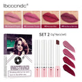 Matte Lipstick Set with Creative Cigarette Design