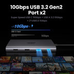9-in-1 USB-C Hub with 4K 60Hz HDMI and 10Gbps Data Transfer
