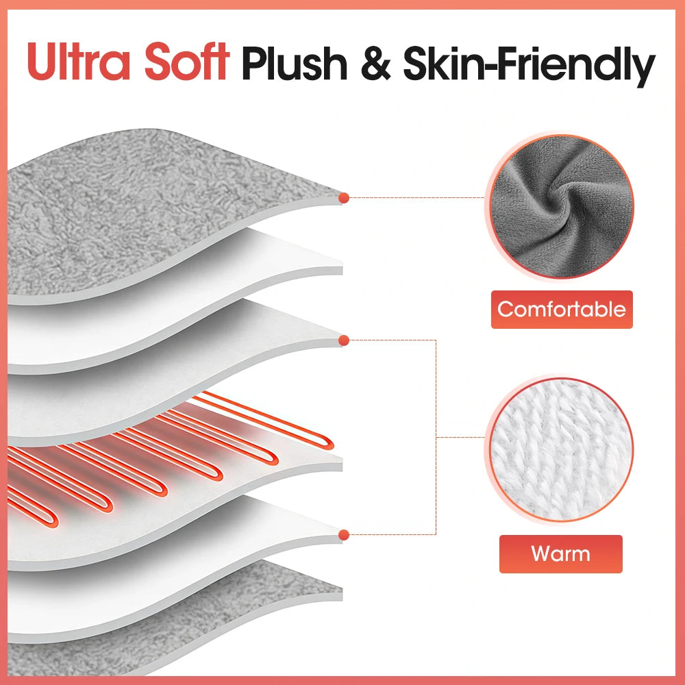 USB Electric Heated Foot Warmer for Home and Office - 9