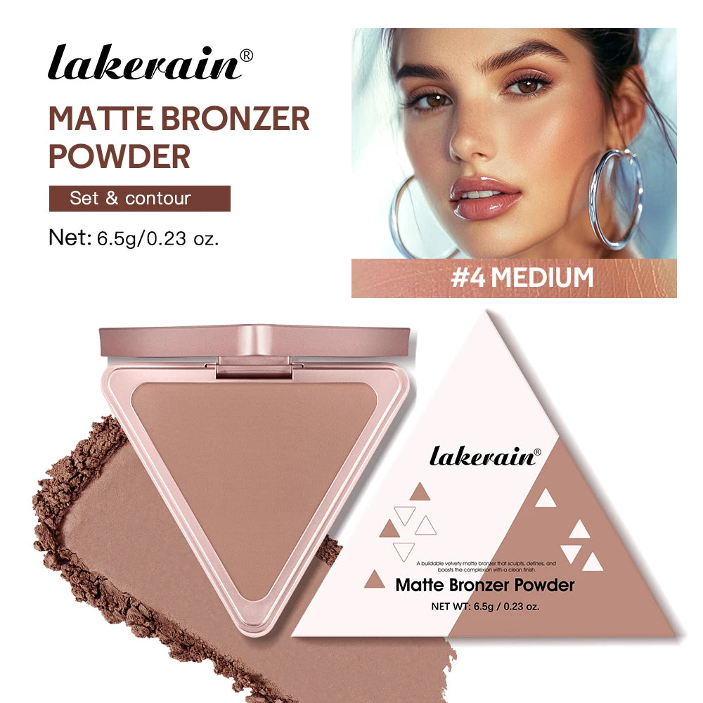 Matte Bronzer Contour Powder for Face Sculpting - 32