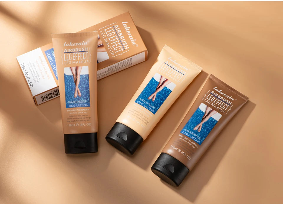 Waterproof Leg Makeup Foundation with Application Glove - 18
