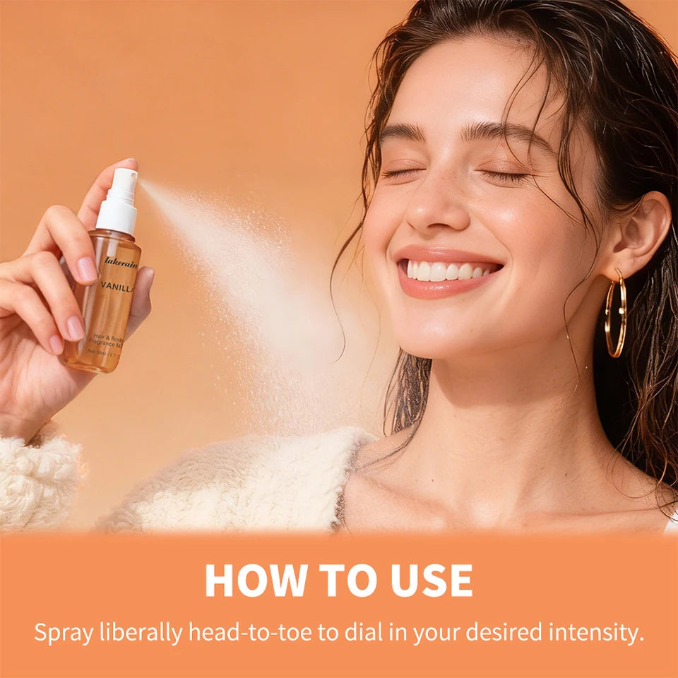 Vanilla and Rose Hair and Body Fragrance Mist - 14