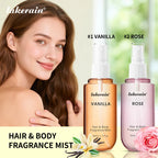 Vanilla and Rose Hair & Body Fragrance Mist