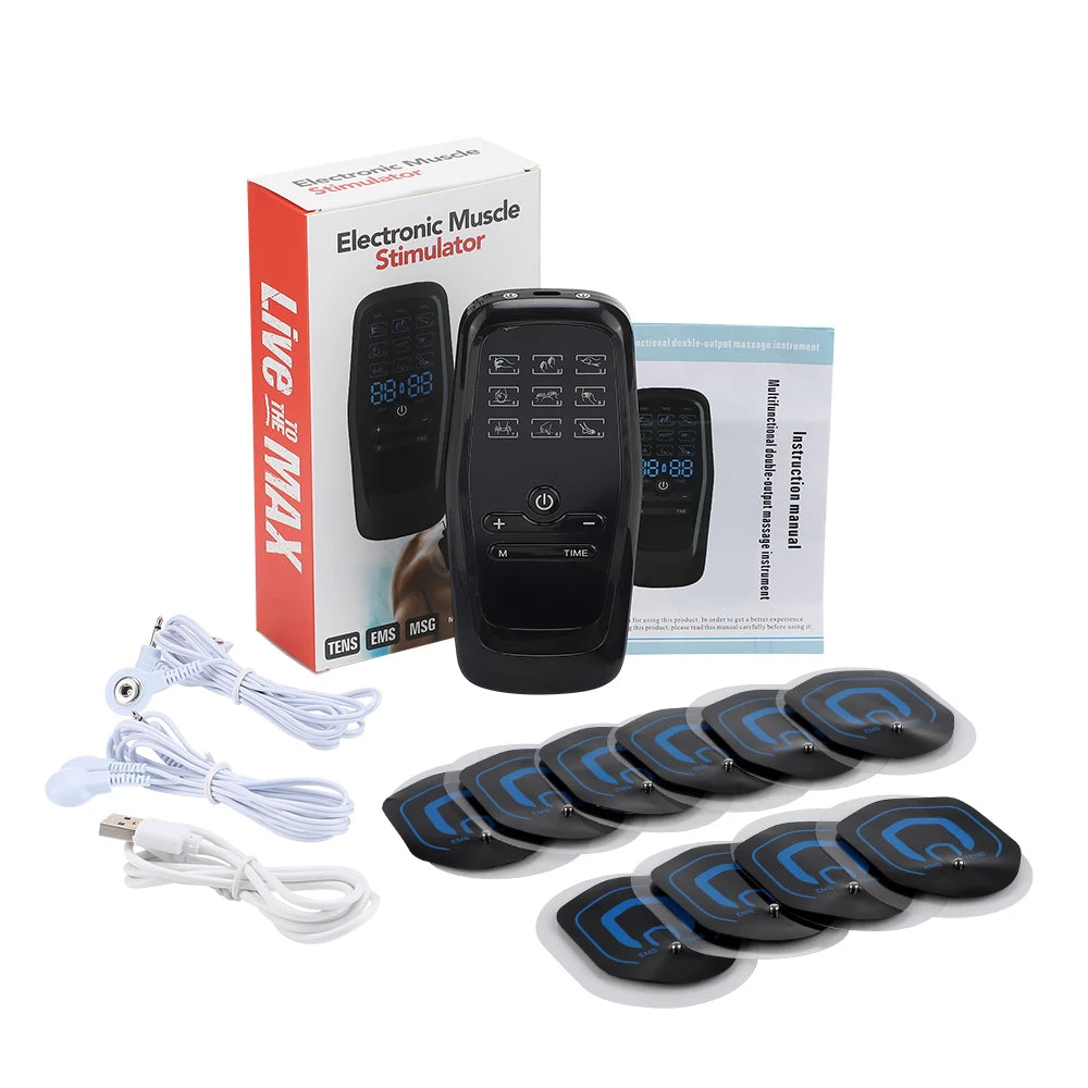 Portable Electric Dual-Channel Body and Neck Massager - 14