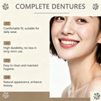 Comfort Fit Silicone Dentures for Realistic Smile