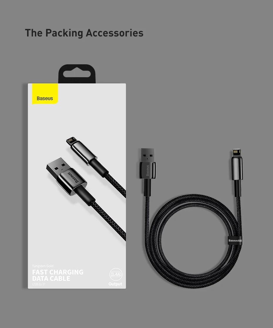 2.4A Fast Charging Data Cable for iPhone and iPad - 19