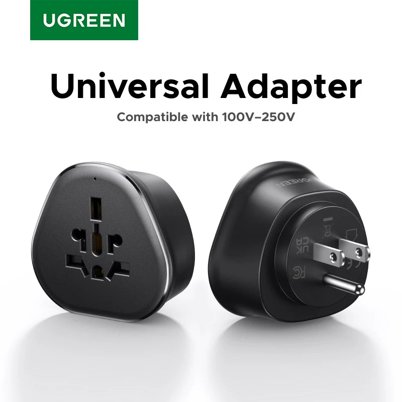 Universal International Travel Power Adapter for Worldwide Use - 1