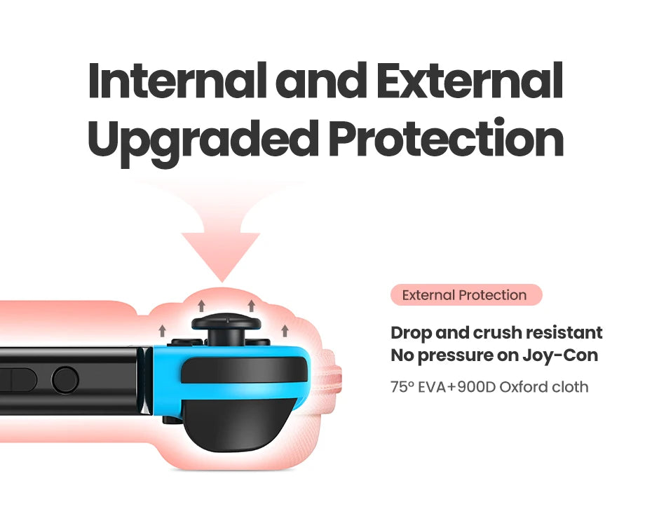 Protective Carrying Case for Nintendo Switch, OLED, and Lite