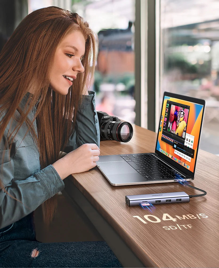 10-in-1 Dual HDMI USB-C Docking Station with 100W PD and 8K Support - 17