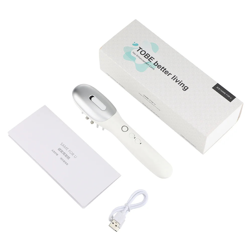 Electric Scalp Massager and Hair Oil Applicator Comb - 18