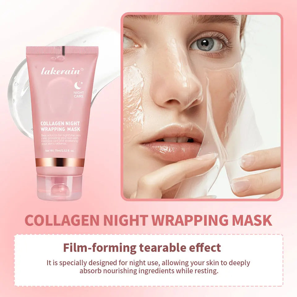 Collagen Peel-Off Night Wrapping Mask for Skin Hydration - 22