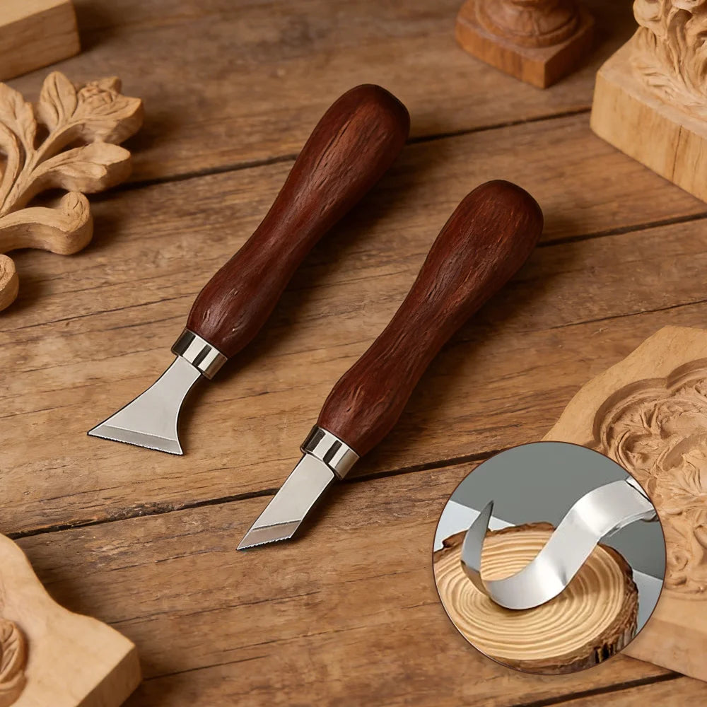 Professional Wood Carving and Whittling Chisel Set
