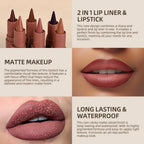 Waterproof Long-Lasting Lip Liner and Contour Pencil