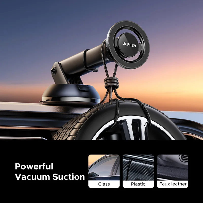 3-in-1 Magnetic Car Phone Mount for Dashboard and Air Vent - 6