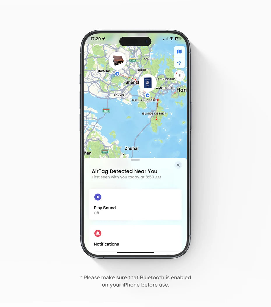 Smart Bluetooth Wallet Tracker Card for Apple Find My - 10