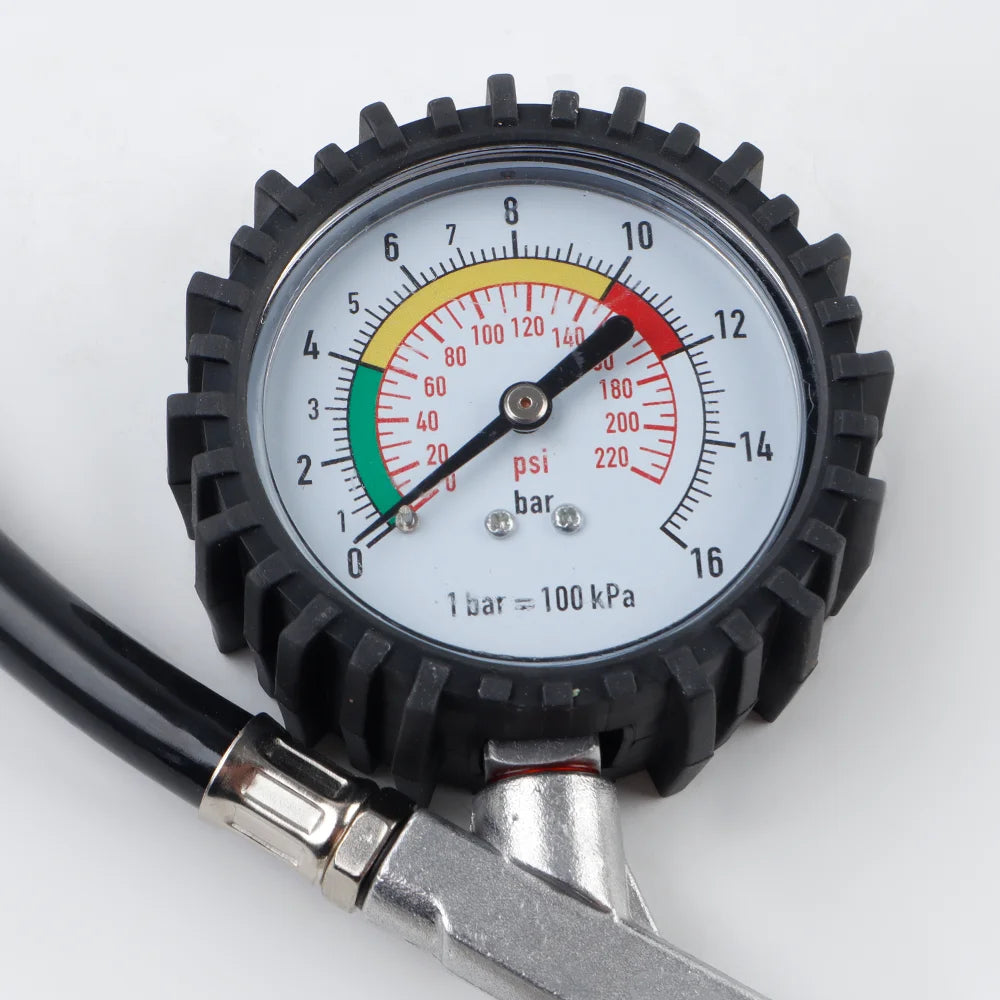 Professional Tire Pressure Gauge and Inflator Tool