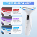 LED Face and Neck Skin Tightening Massage Device