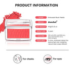 Matte Embossed Powder Blush Palette for Natural Cheek Color