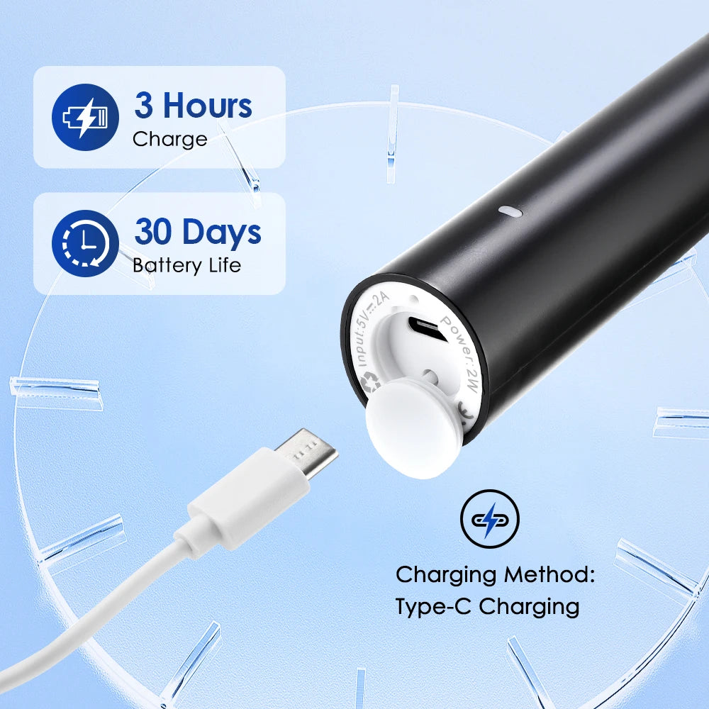 Rechargeable Rotating Electric Toothbrush for Adults - 8