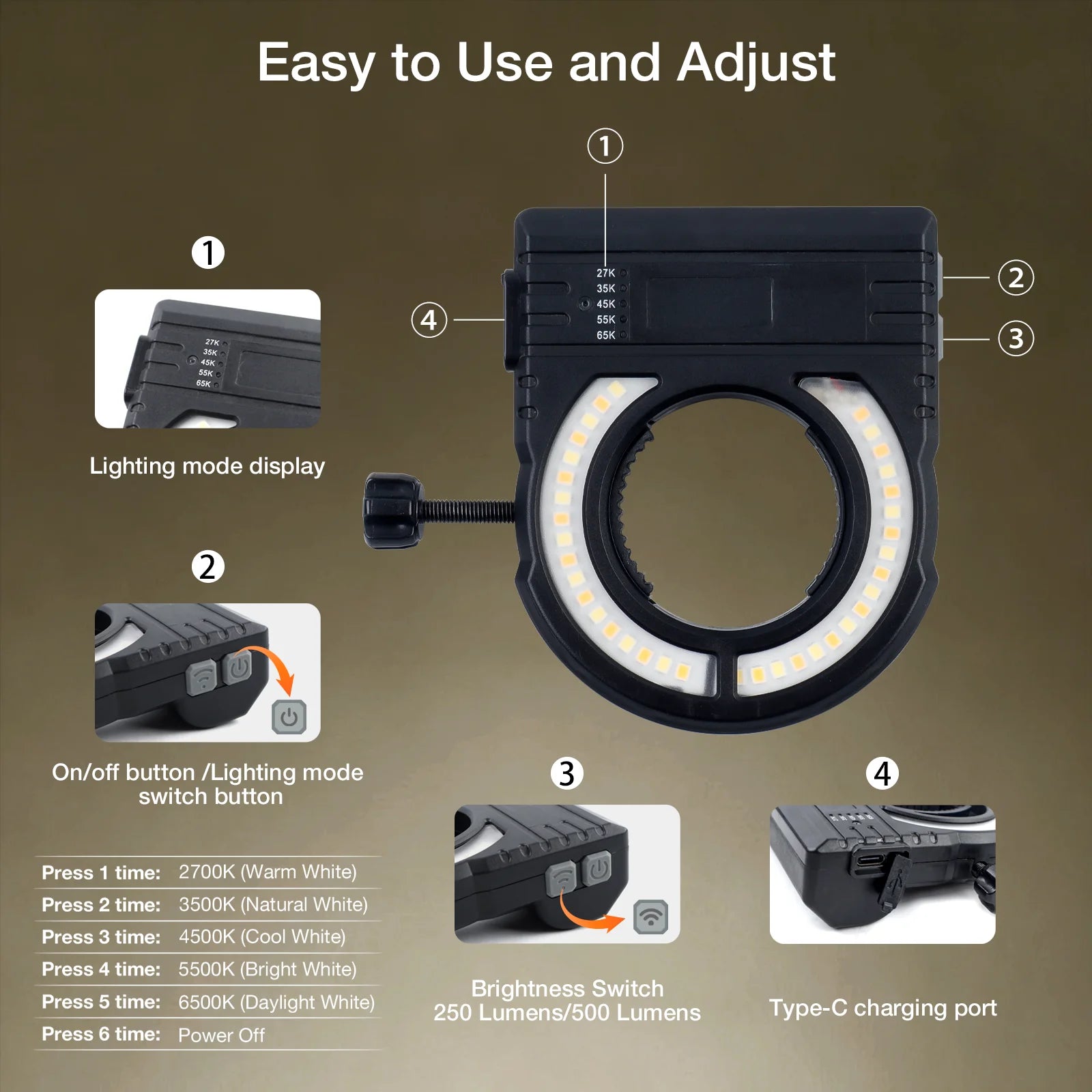 Adjustable LED Spray Gun Lighting for Precision Paint Work - 4