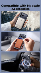 Magnetic Kickstand Phone Case for iPhone 17 Pro and Pro Max
