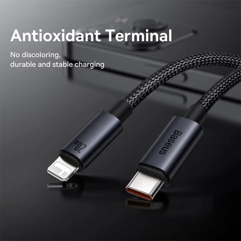 USB-C to Lightning Fast Charging and Data Sync Cable
