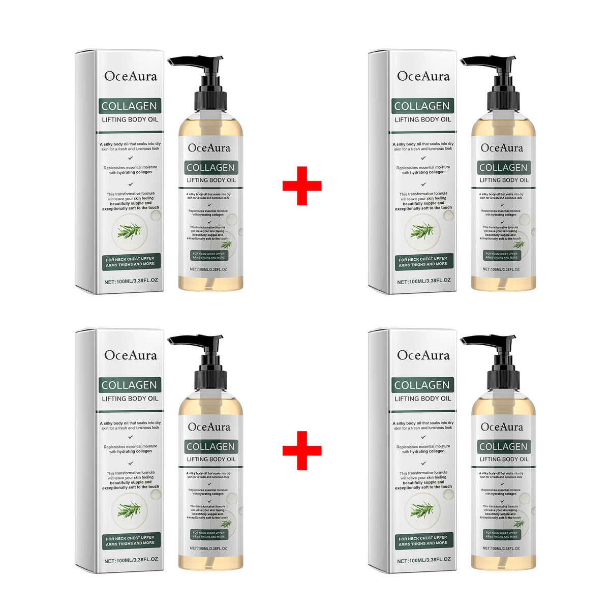 Collagen Body Firming Massage Oil for Skin Tightening