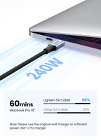240W USB-C to USB-C Fast Charging and Data Sync Cable